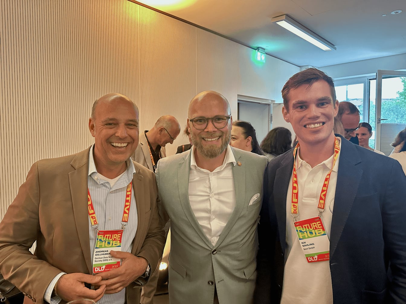 Team &act auf der DLD Munich 2025